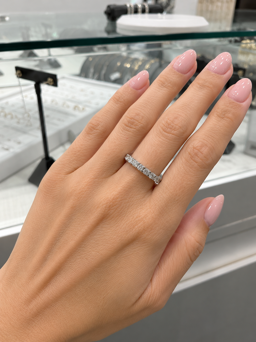 Gold .76ct Diamond Band Ring