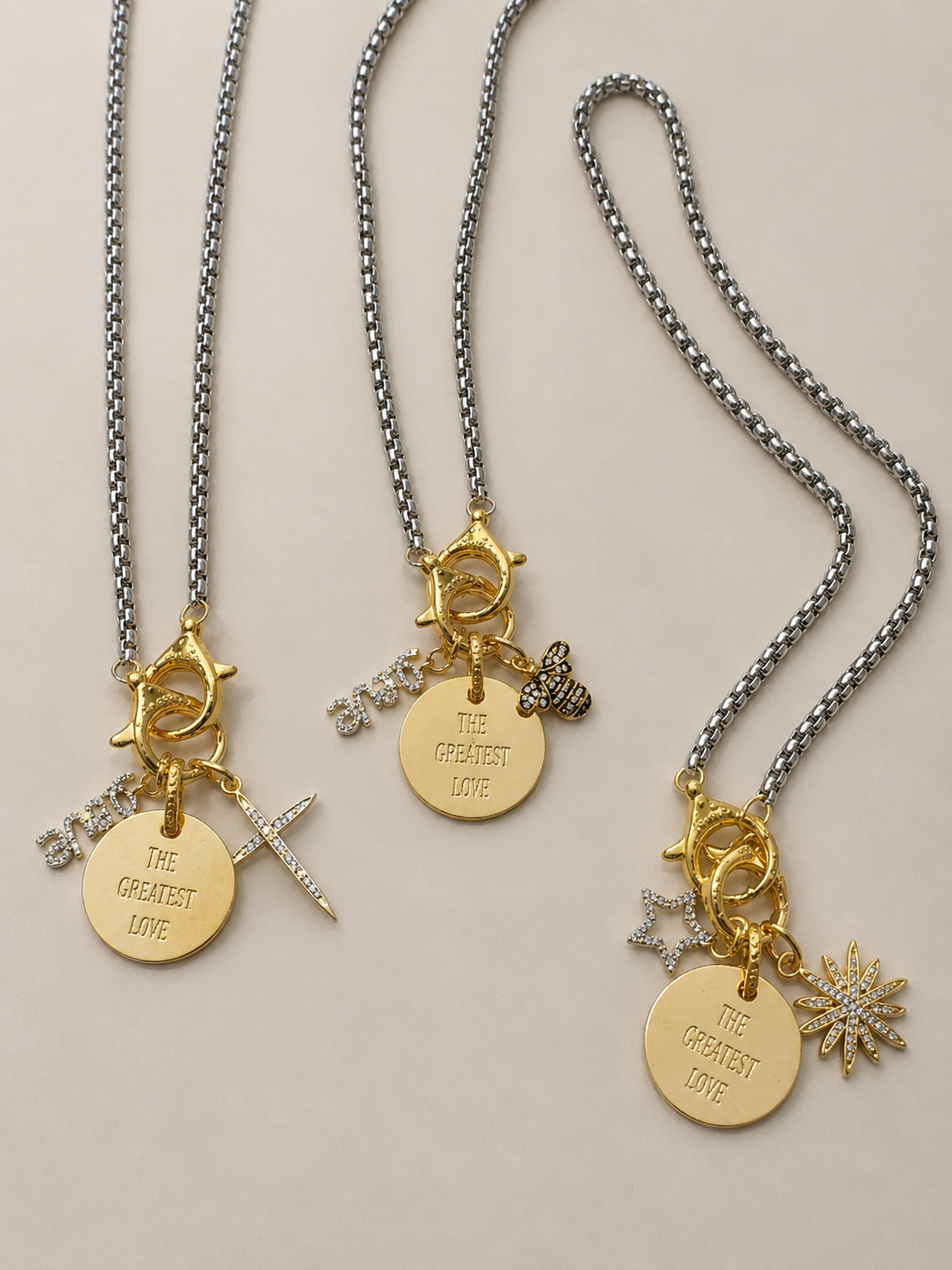 Gaby Ray Greatest Love Silver Necklace