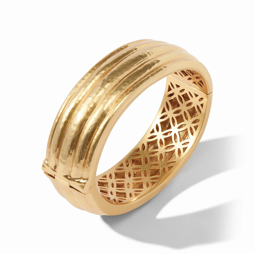 Julie Vos Havana Statement Hinge Bangle Bracelet