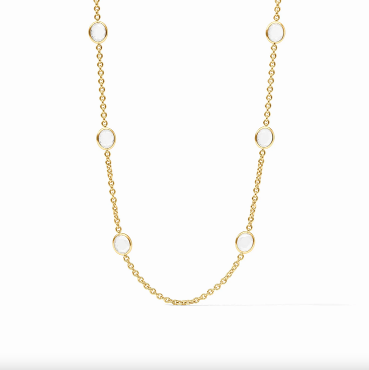 Julie Vos Laguna Stone Station Necklace