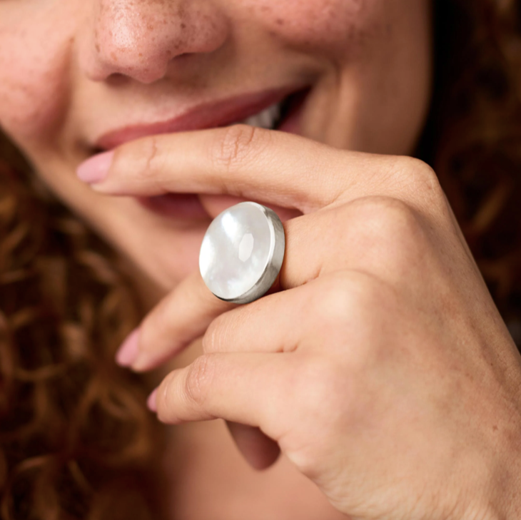 Julie Vos Solara Statement Silver Ring