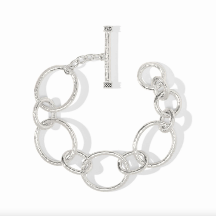 Julie Vos Catalina Light Link Silver Bracelet