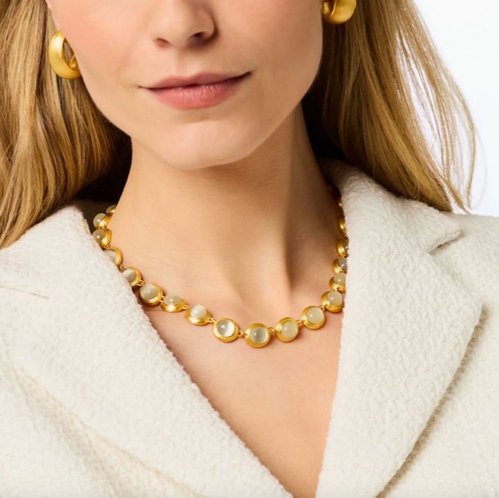 Julie Vos Cobblestone Tennis Necklace