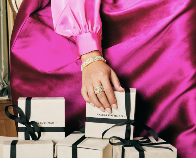 Freida Rothman Shining Hope Wide Band Ring