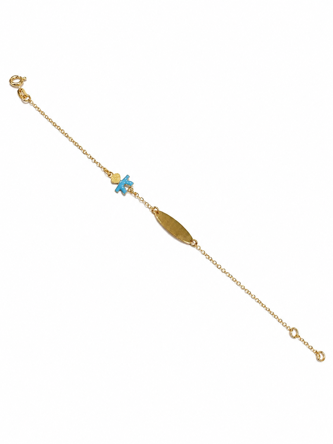 Gold Valentino Boy Blue Bracelet