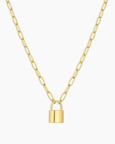 Gorjana Kara Padlock Necklace