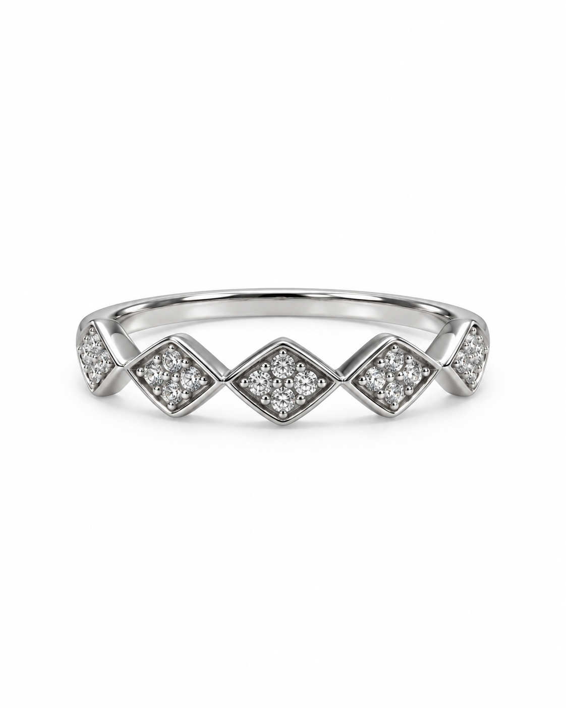 Gold Celeste Diamond Stacking Ring