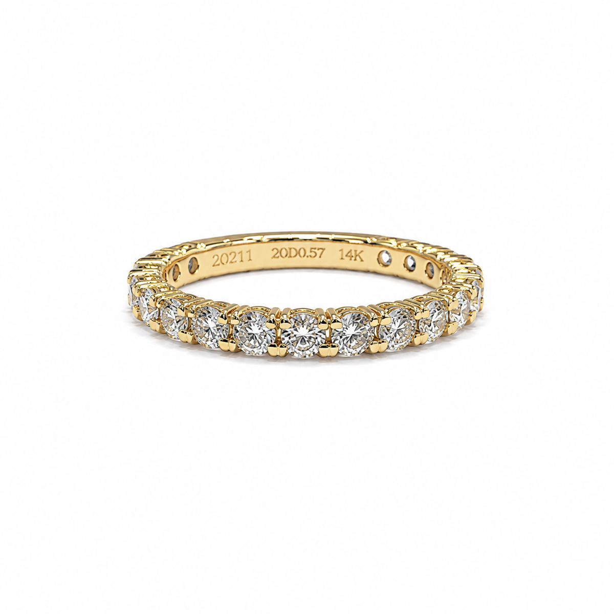 Gold 1ct Diamond Band Ring