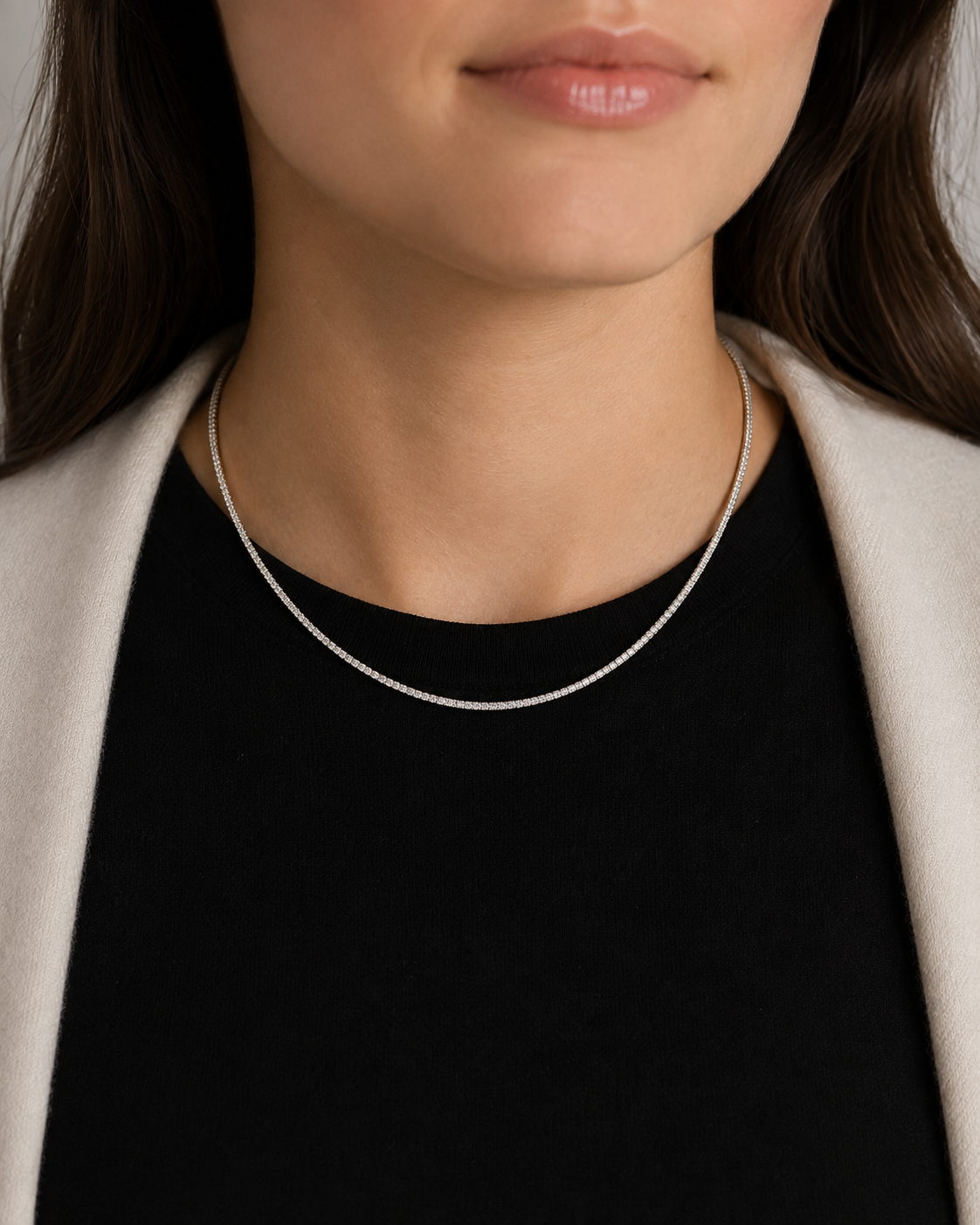 Silma Delicate Tennis Necklace