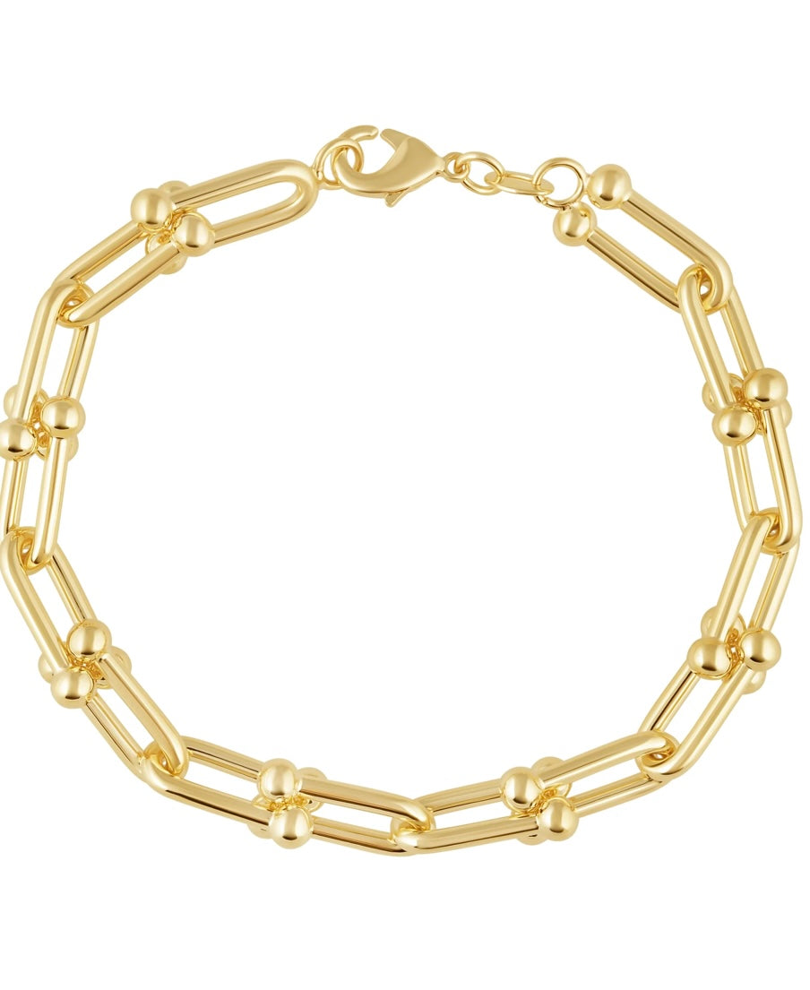 Sahira U Link Chain Bracelet