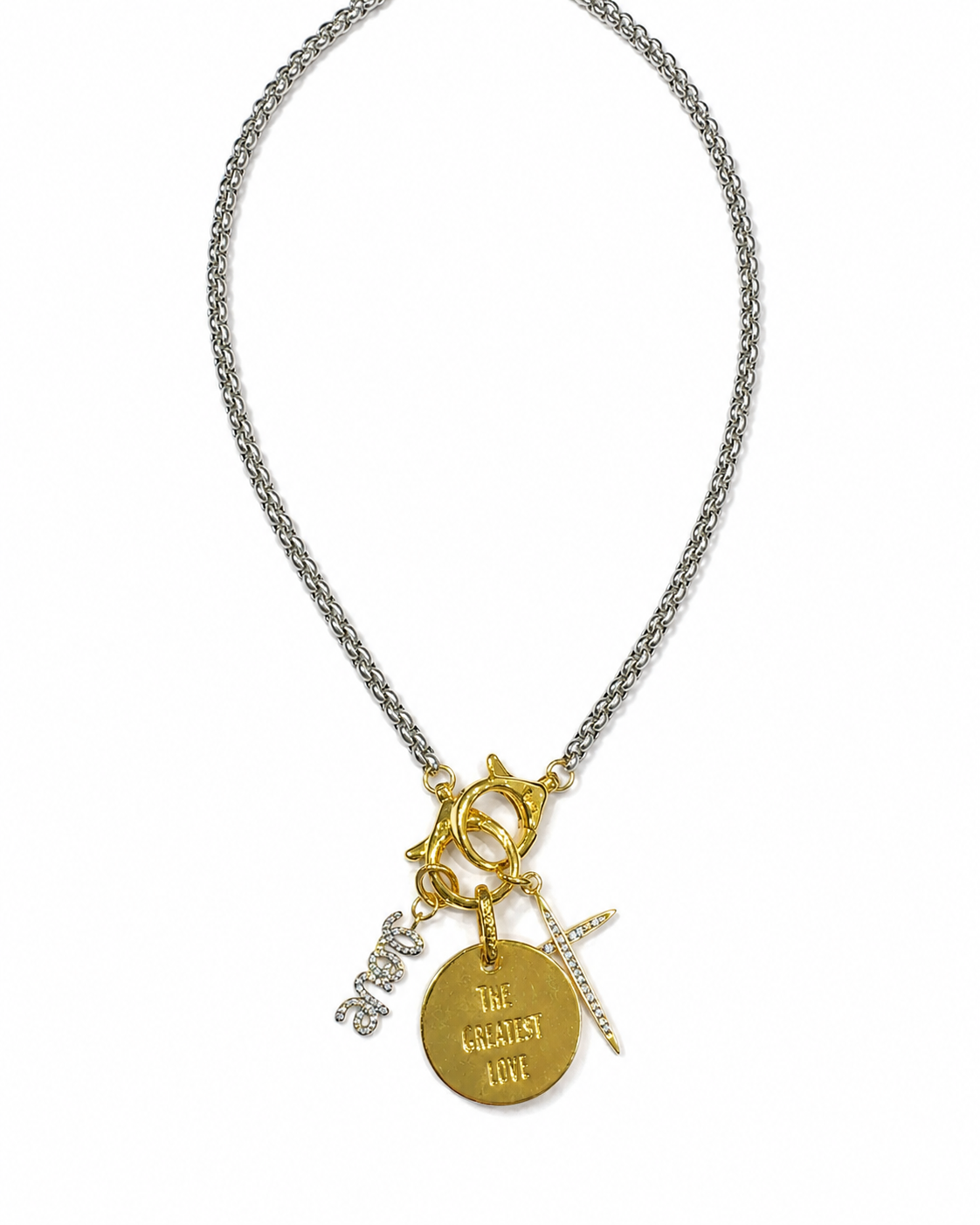 Gaby Ray Greatest Love Silver Necklace
