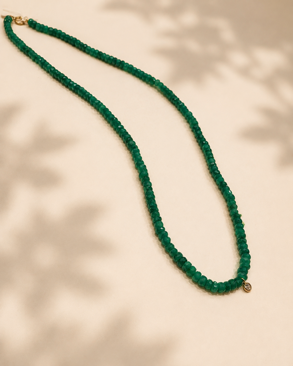 Gold Claudia Beaded Necklace