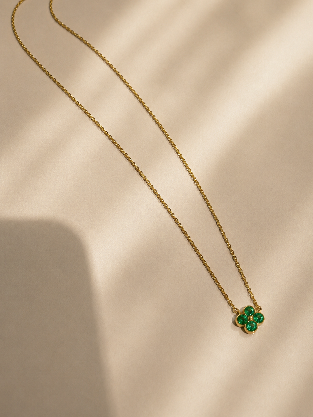 Gold Clover Necklace