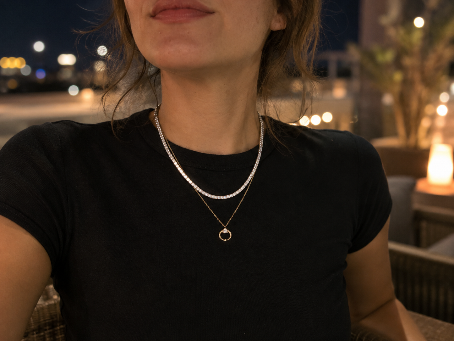Silma Tennis Necklace