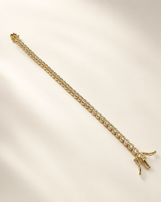 Silma Bezel Tennis Bracelet