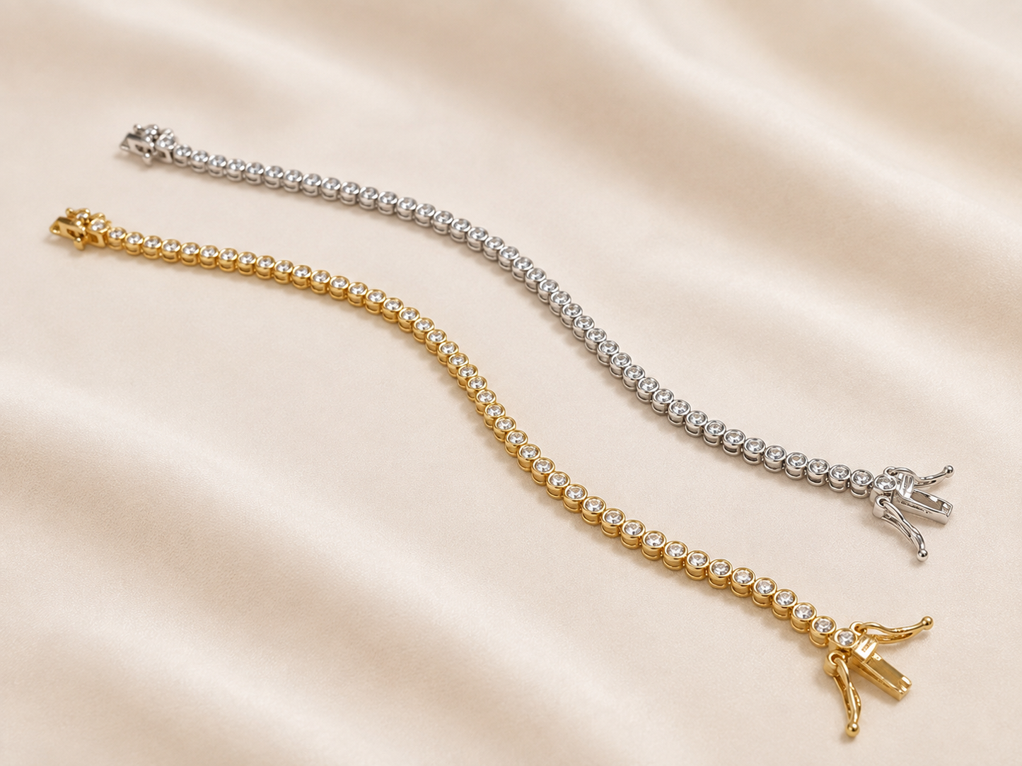 Silma Delicate Bezel Tennis Bracelet