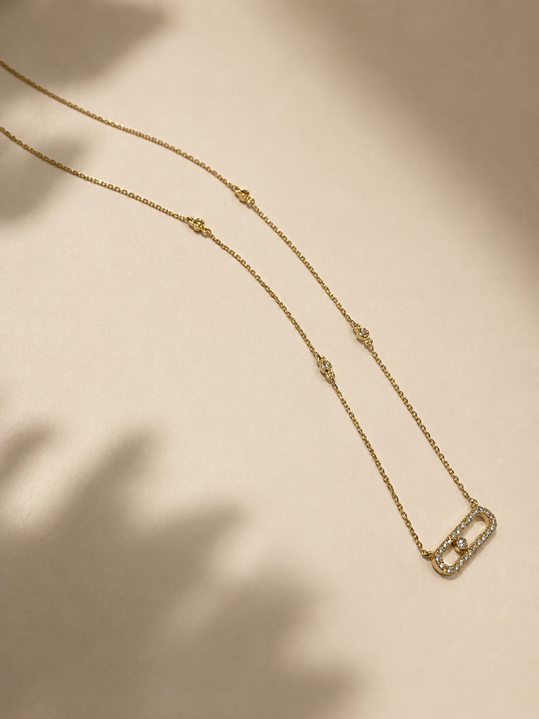 Gold Everlink Diamond Necklace