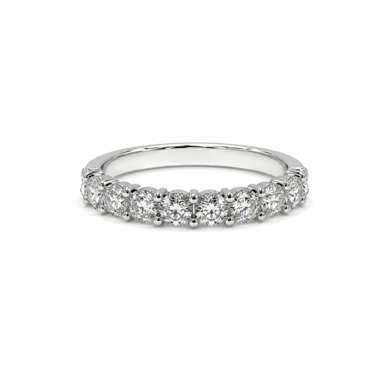 Gold .76ct Diamond Band Ring