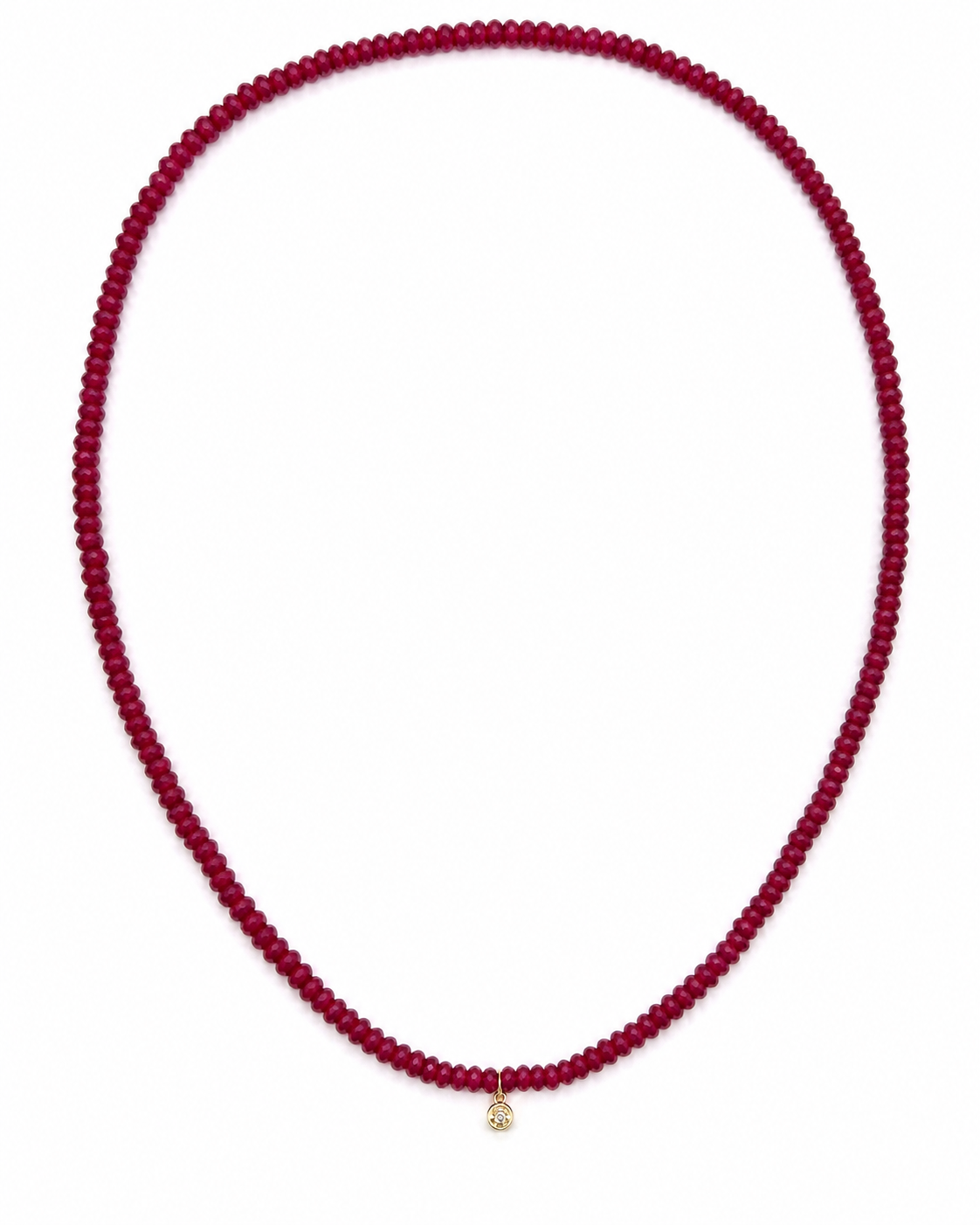 Gold Claudia Beaded Necklace