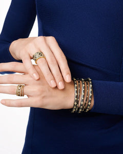 Freida Rothman Our Favorite Clover Hinge Bangle Bracelet