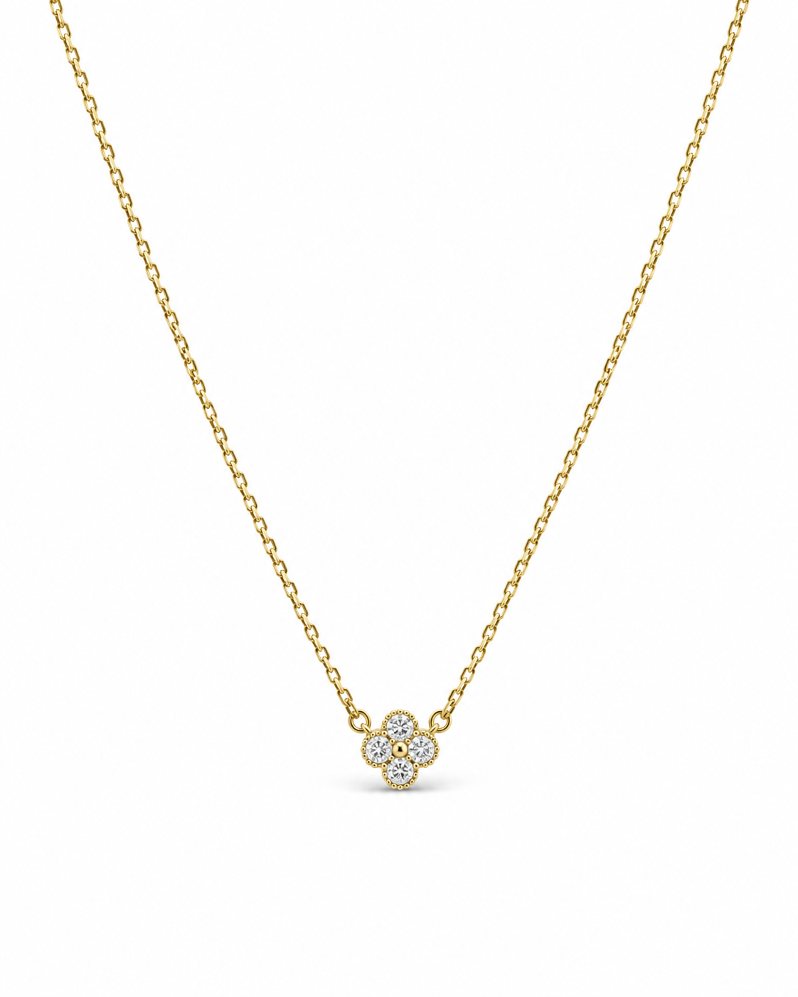 Gold Clover Necklace