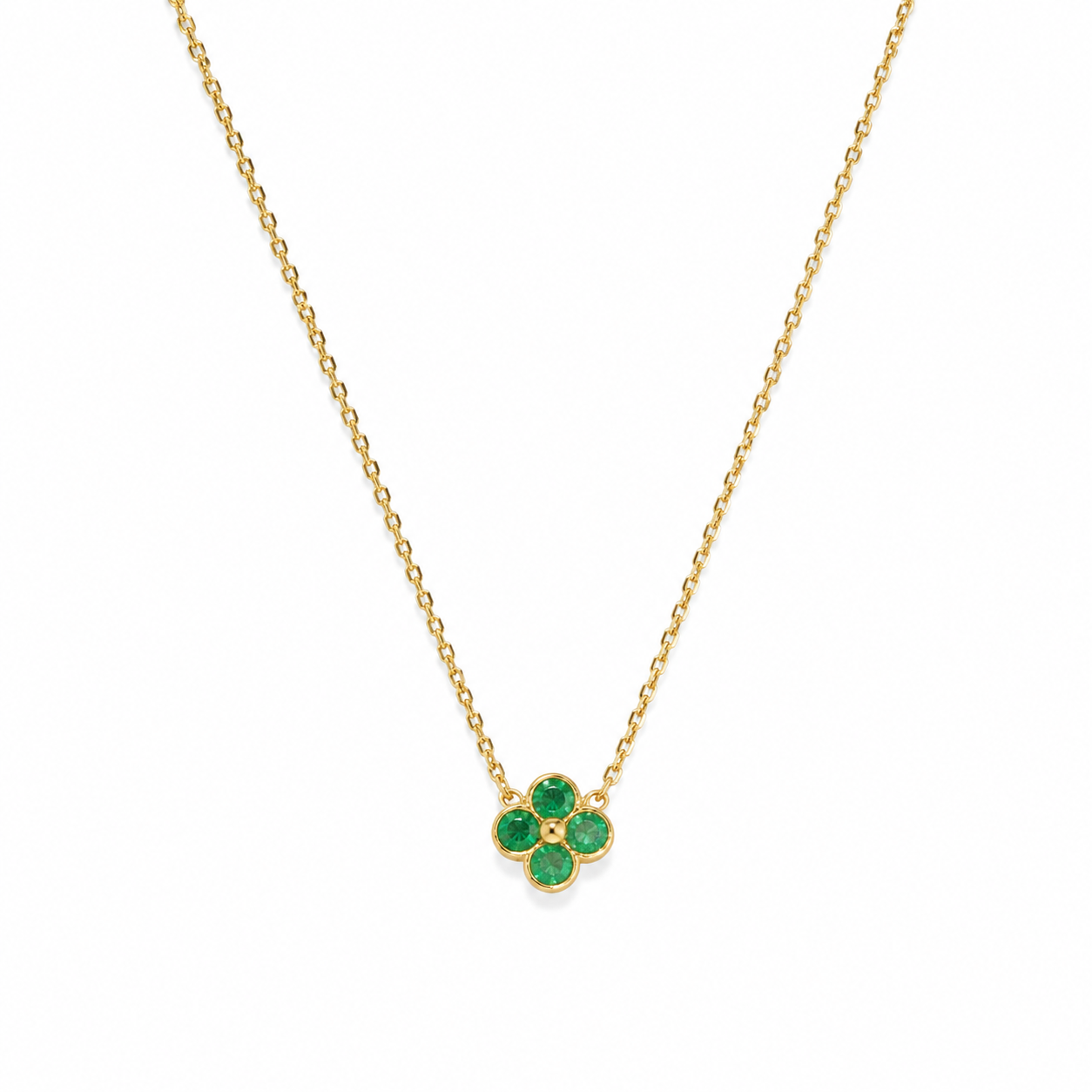 Gold Clover Necklace