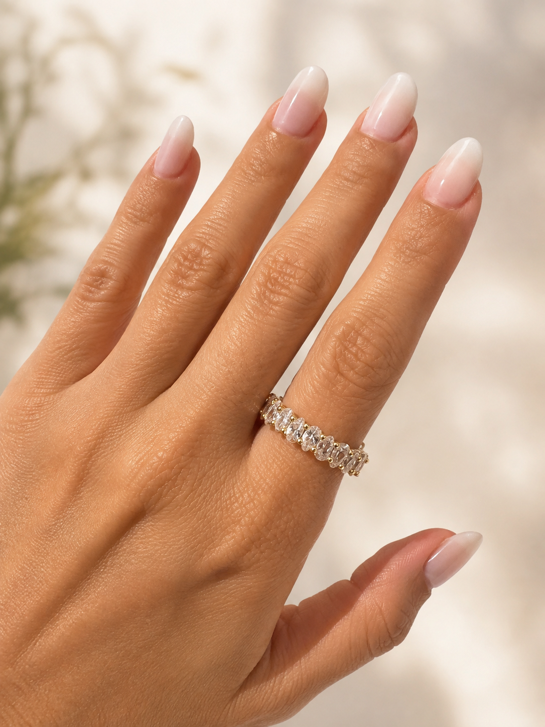 Sahira Pear Eternity Ring