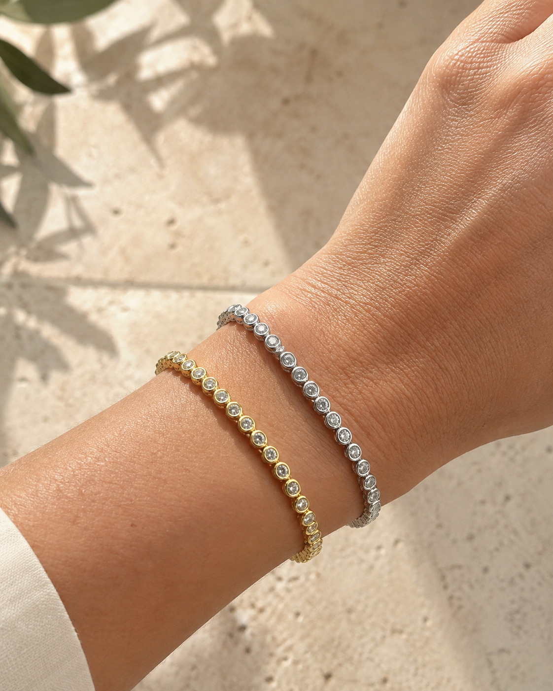 Silma Delicate Bezel Tennis Bracelet