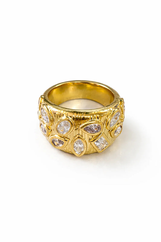 Sahira Georgie Bezel Statement Ring