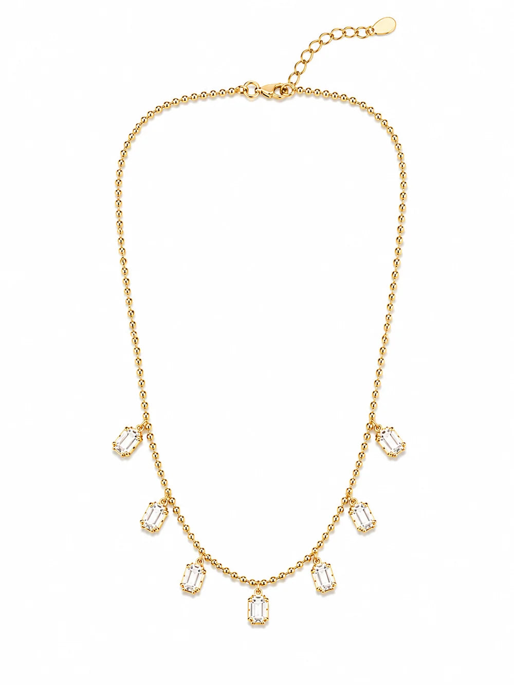 Sahira Georgian Bezel Set Necklace