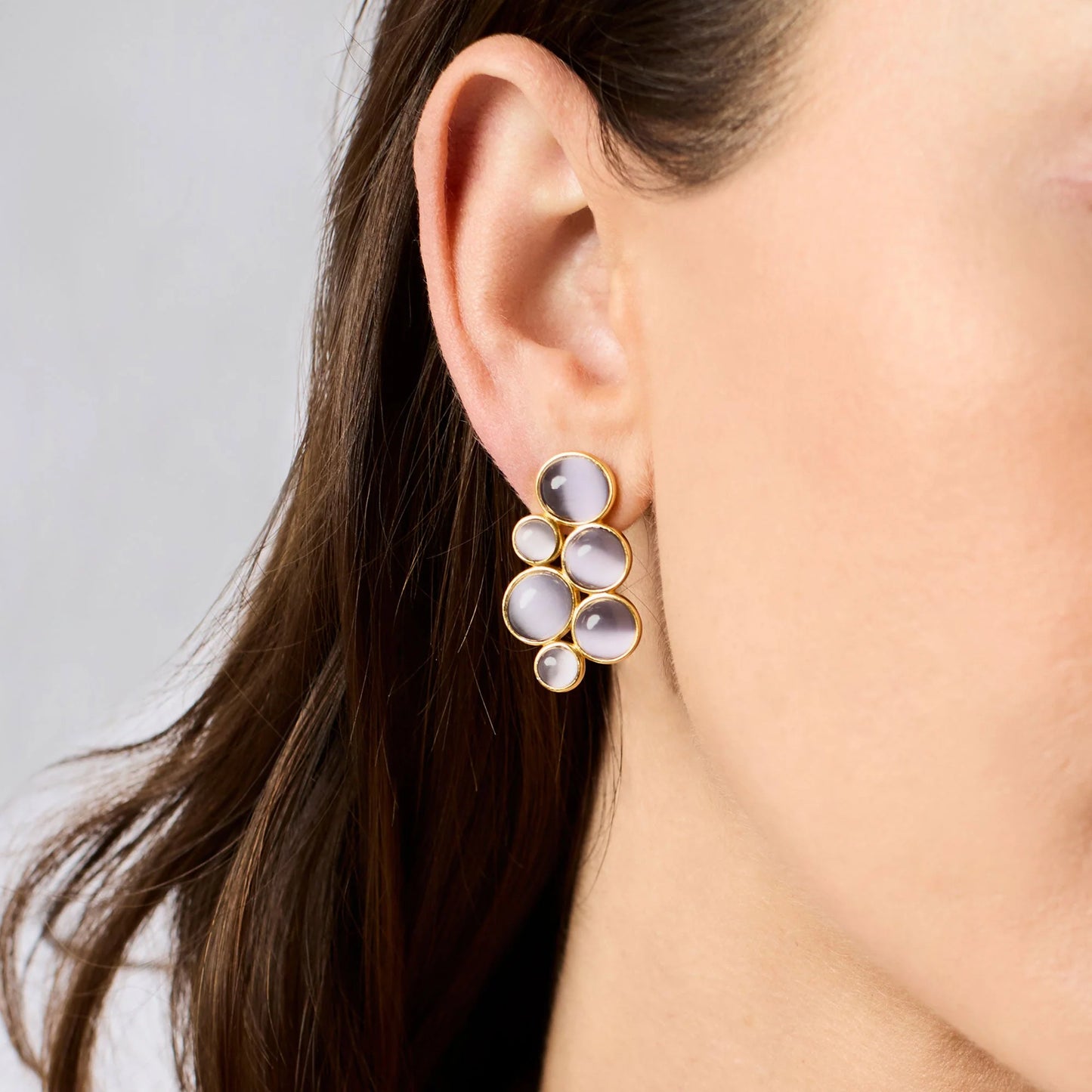 Julie Vos Cobblestone Statement Earring