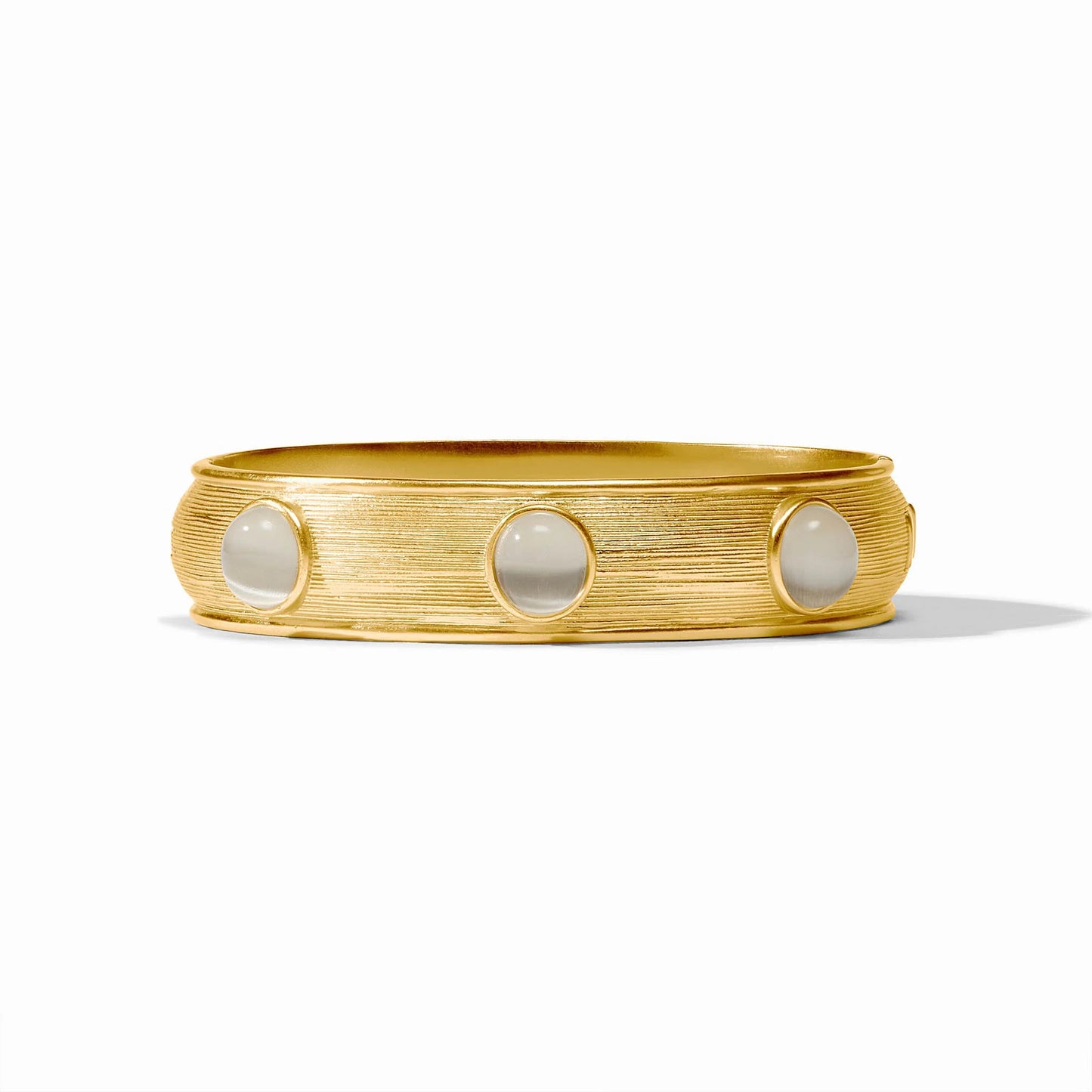 Julie Vos Cobblestone Stone Hinge Bangle Bracelet