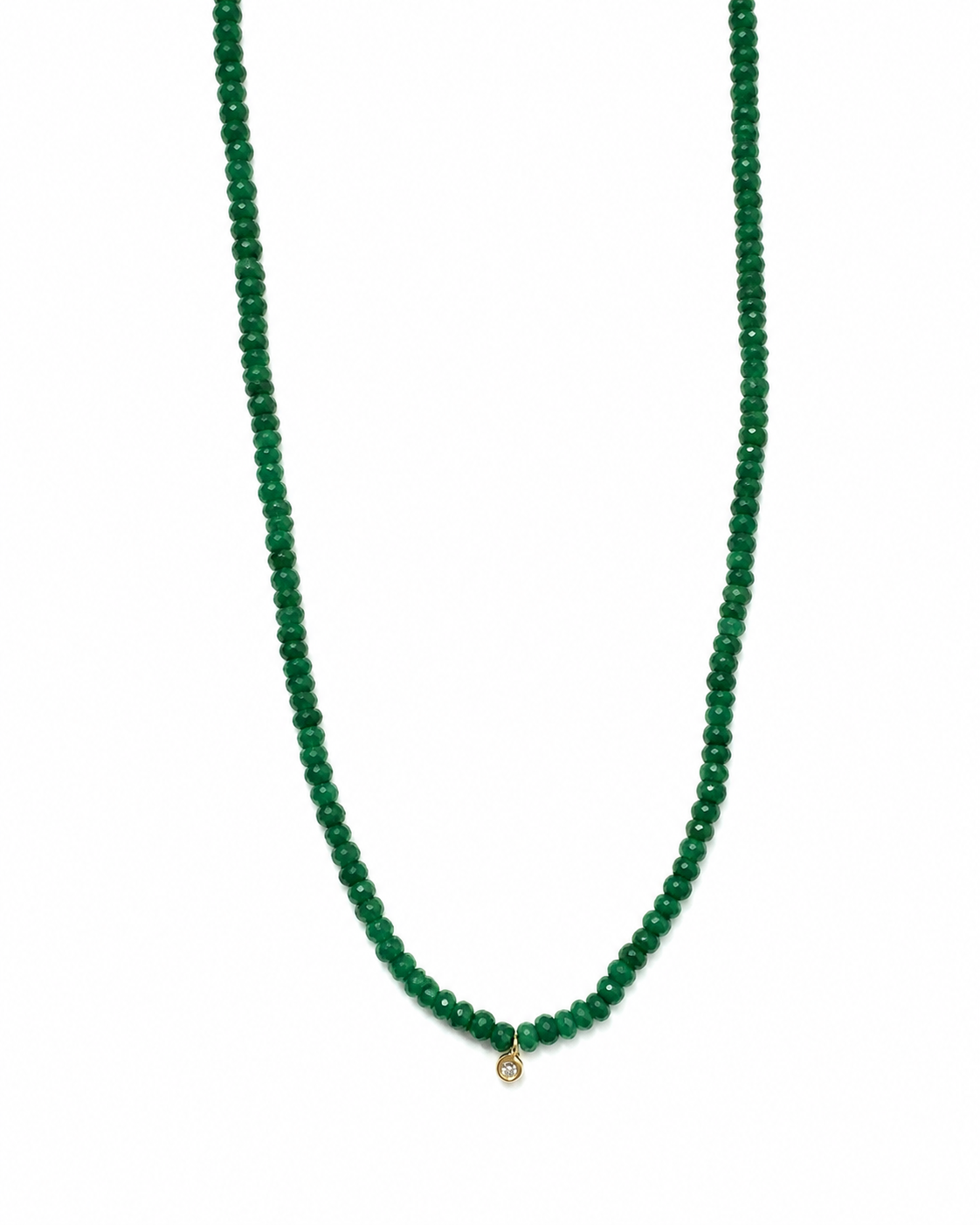 Gold Claudia Beaded Necklace