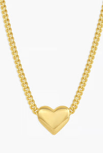 Gorjana Lou Heart Charm Pendant Necklace
