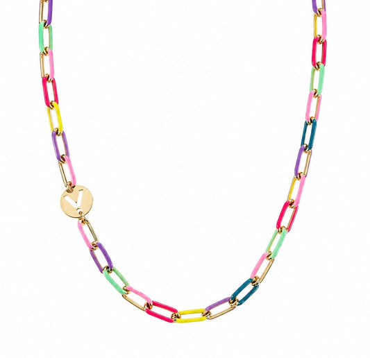 Gaby Ray Costa Colorful Short Necklace