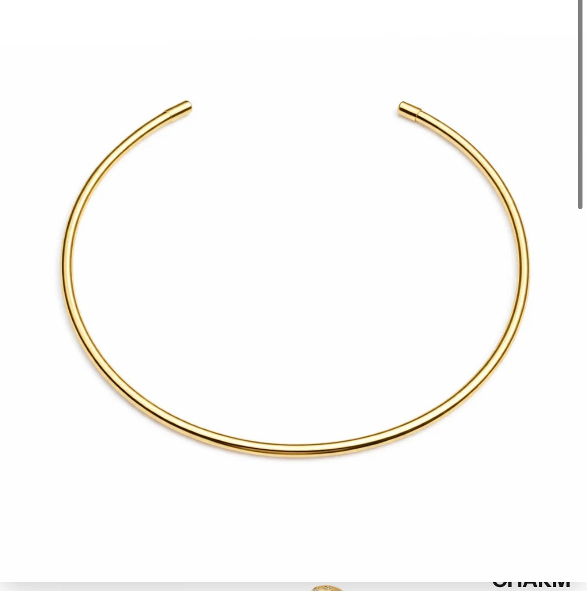 Sahira Gold Necklace Cuff