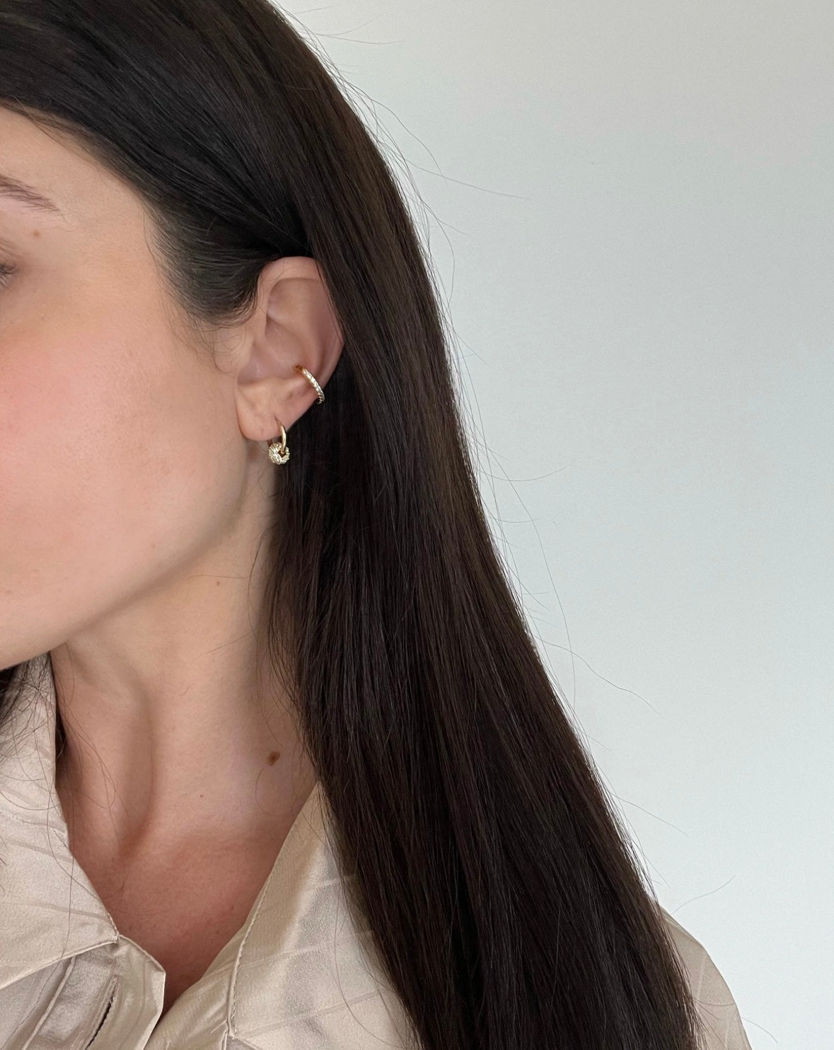 Sahira Claire Huggie Earrings