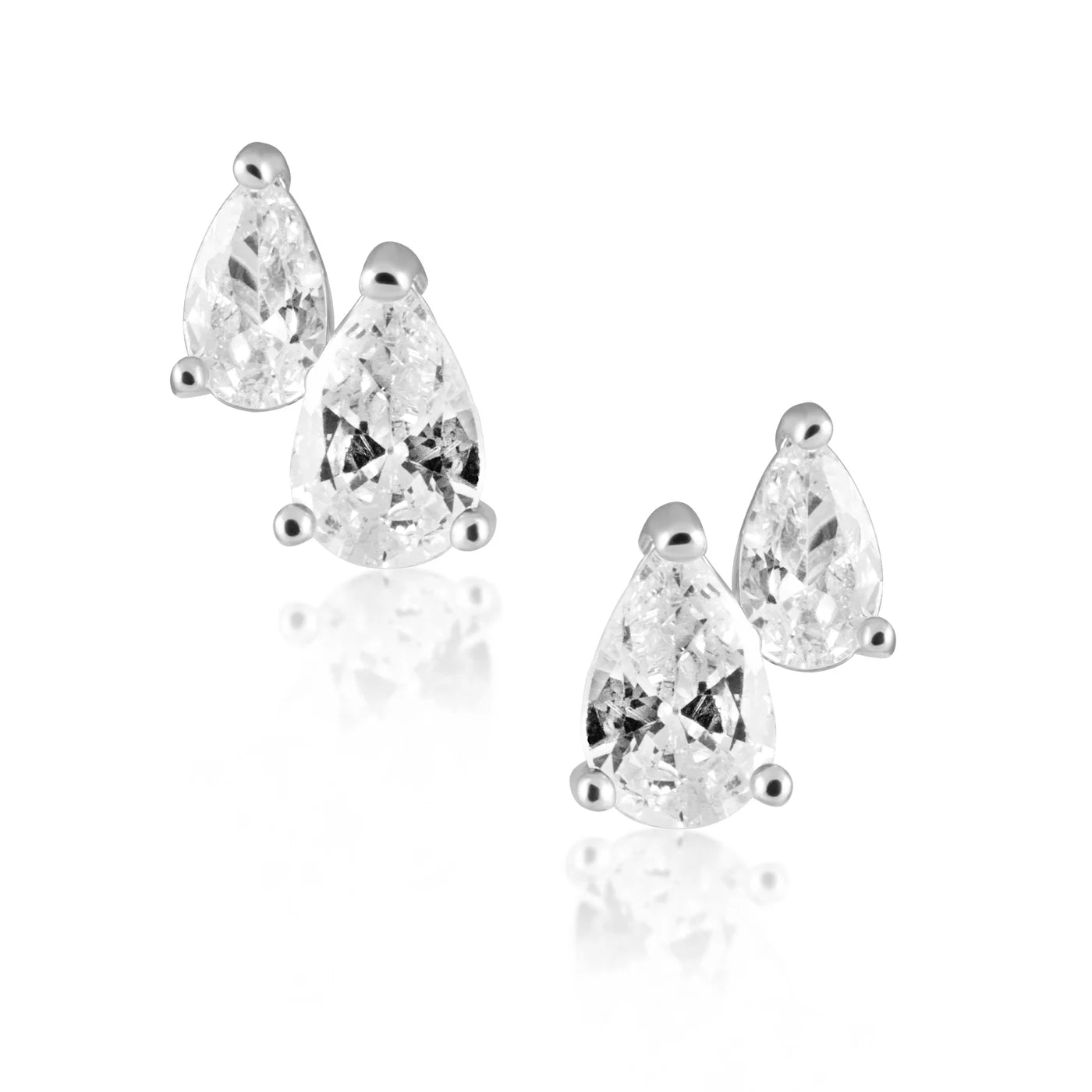 Sahira Harmony Mini Pear Stud Earrings