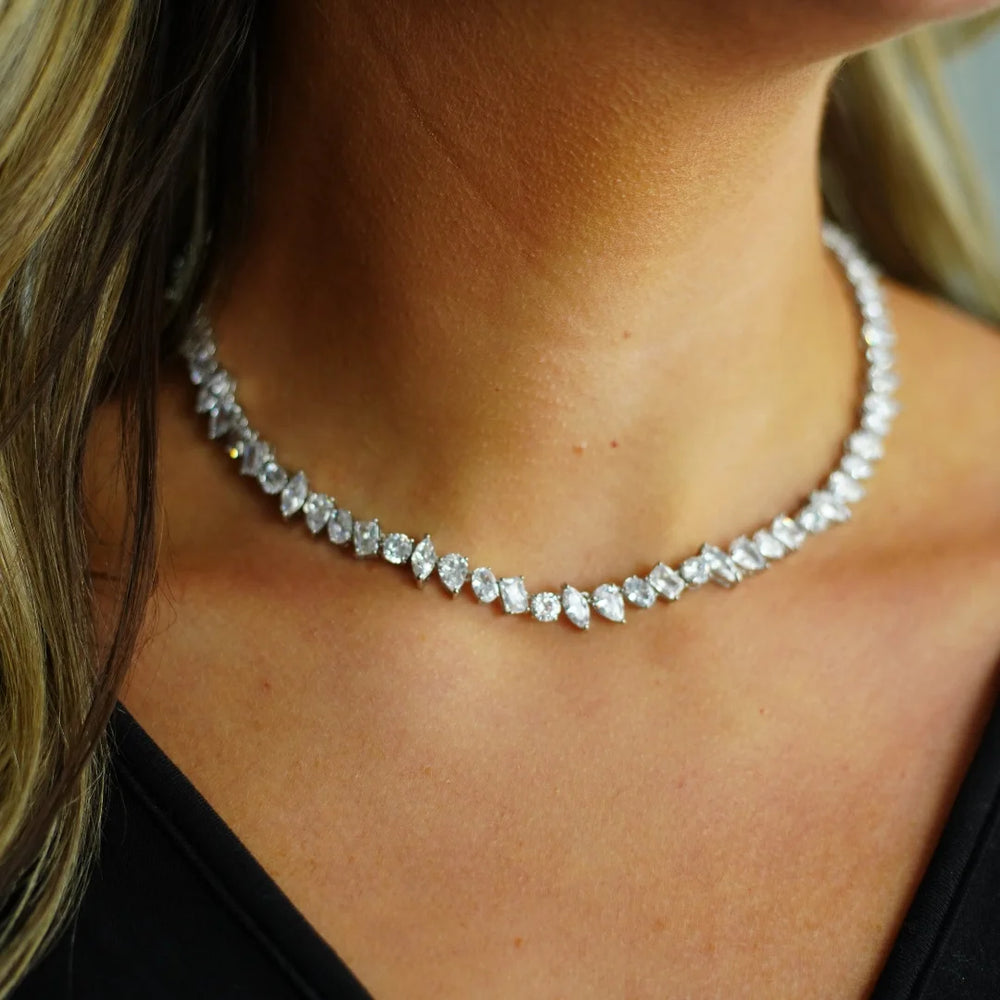 Sahira Pamela Tennis Necklace