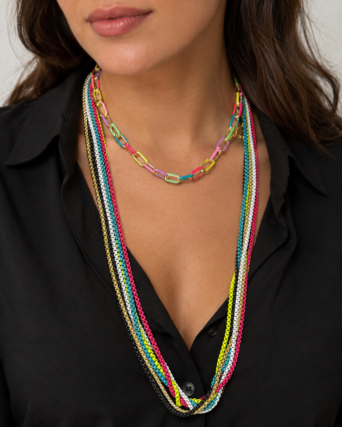 Gaby Ray Costa Colorful Short Necklace