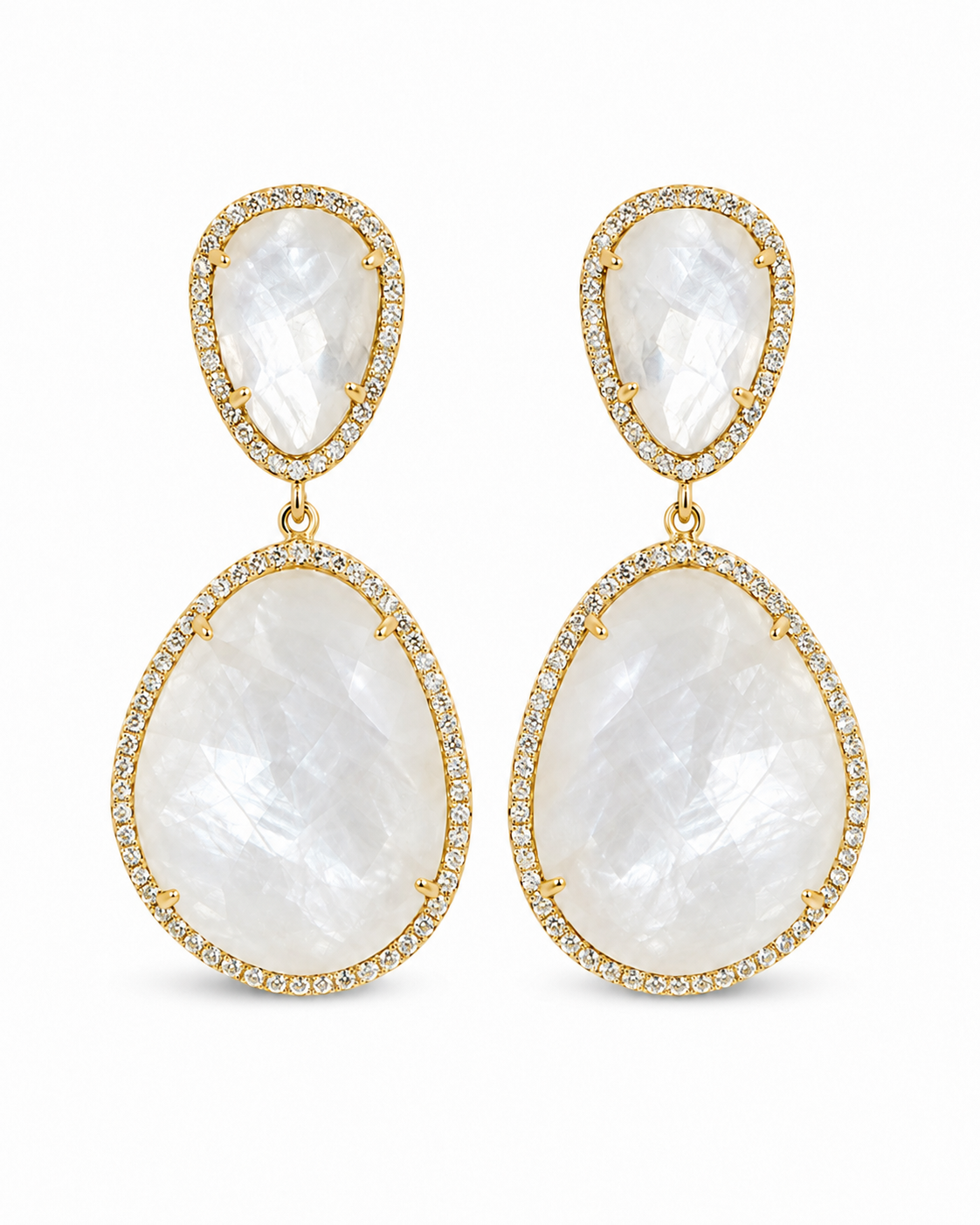 Susan Hanover Ceci Free Form Earrings