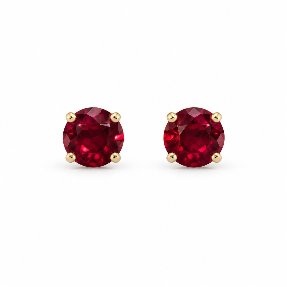 Gold Cz Color Baby Earrings