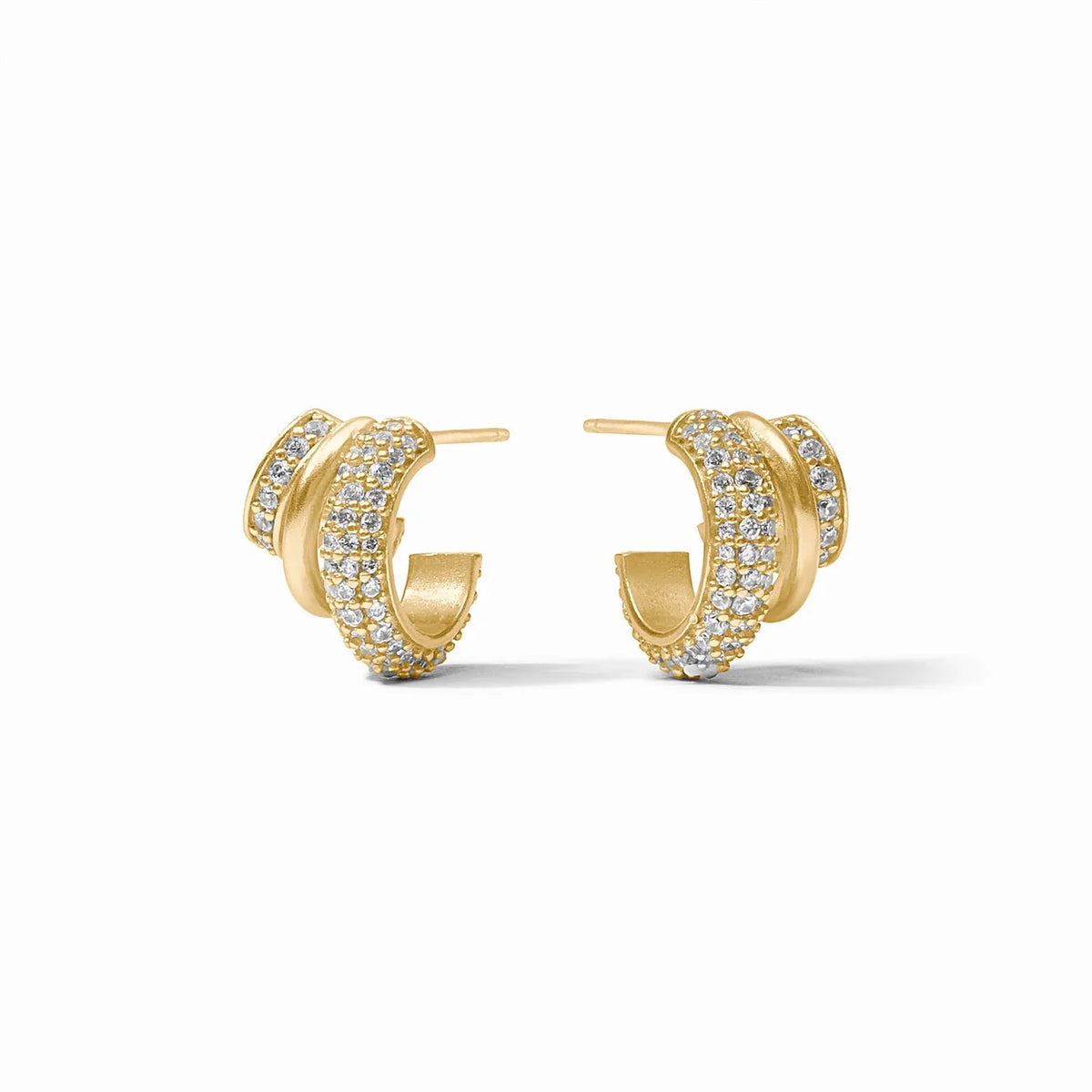 Julie Vos Stardust Triple Hoop Earring