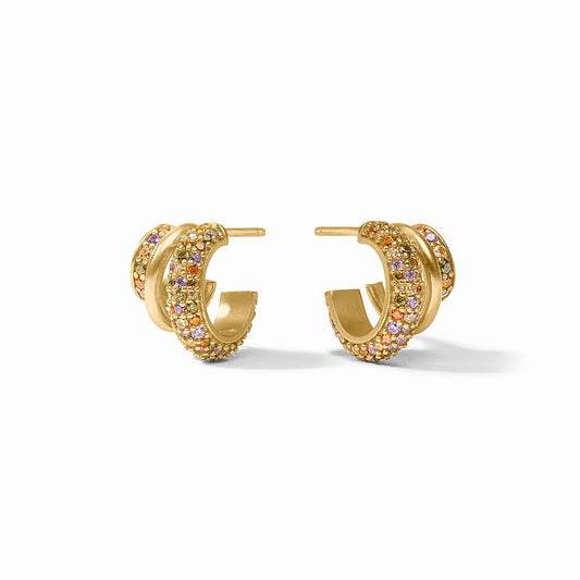 Julie Vos Stardust Triple Hoop Earring