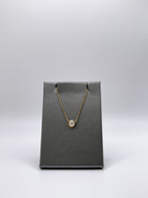 Gold Solitaire Diamond Necklace