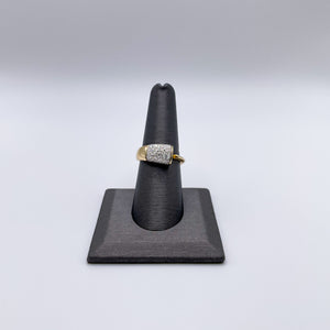 Gold Diamond Open Wrap Ring