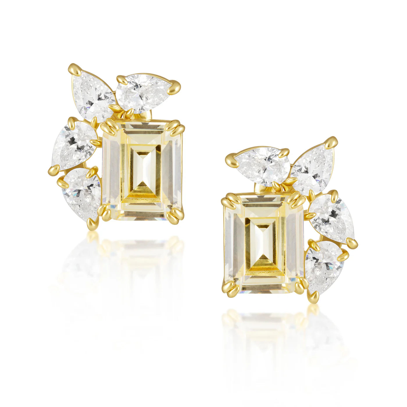Sahira Marquise Sunburst Earrings