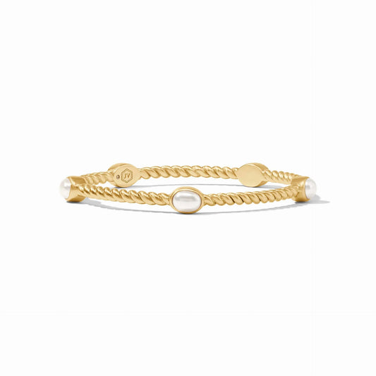 Julie Vos Nassau Stone Bangle Bracelet