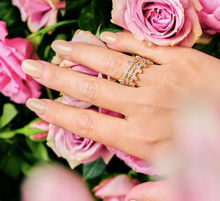 Freida Rothman Blossoming Brilliance 3-Stack Ring