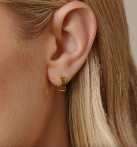 Gorjana Rose Huggie Earrings